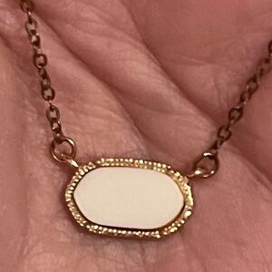 White Pendant Necklace